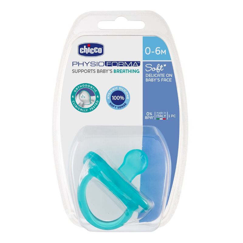 PhysioForma Soft 0-6m pacifier - 1 PC (100% silicone) image number null